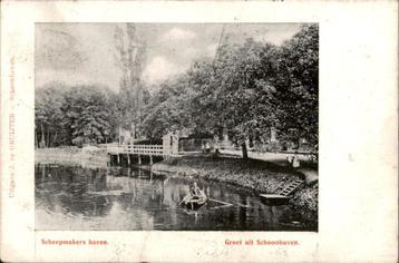 Schoonhoven Scheepmakers haven  st 1909 TOPKAART beschikbaar voor biedingen