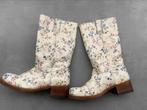 Prachtige witte Sancho laarzen met bloemetjes, Kleding | Dames, Schoenen, Ophalen of Verzenden, Hoge laarzen, Wit, Zo goed als nieuw