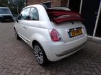 Fiat 500 C 1.2 Lounge Airco / Lederen Bekleding, Auto's, Fiat, Euro 5, Gebruikt, 4 cilinders, Cabriolet