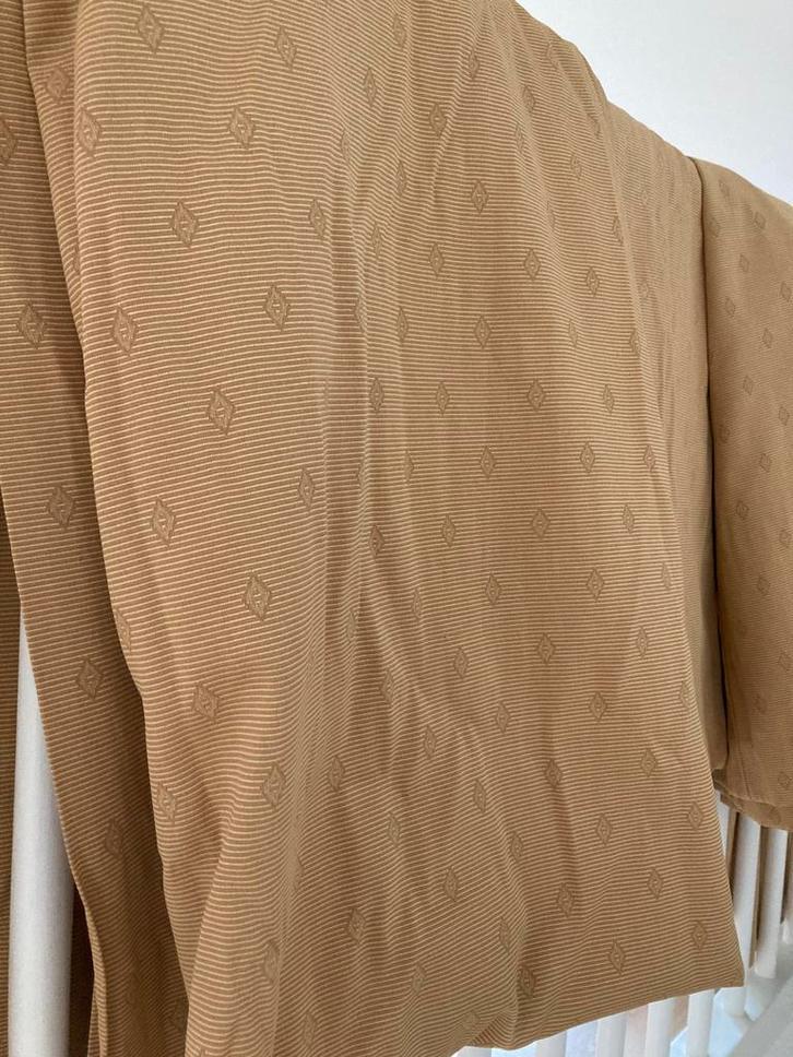 Gordijnen okergeel 4 stuks., Huis en Inrichting, Stoffering | Gordijnen en Lamellen, Gebruikt, 200 cm of meer, 150 tot 200 cm