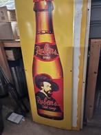 Emaille Rubens bier bord, Ophalen of Verzenden, Gebruikt, Reclamebord