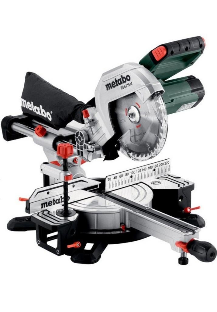Te Huur afkort zaag Metabo, Doe-het-zelf en Verbouw, Gereedschap | Zaagmachines, Ophalen, Afkortzaag