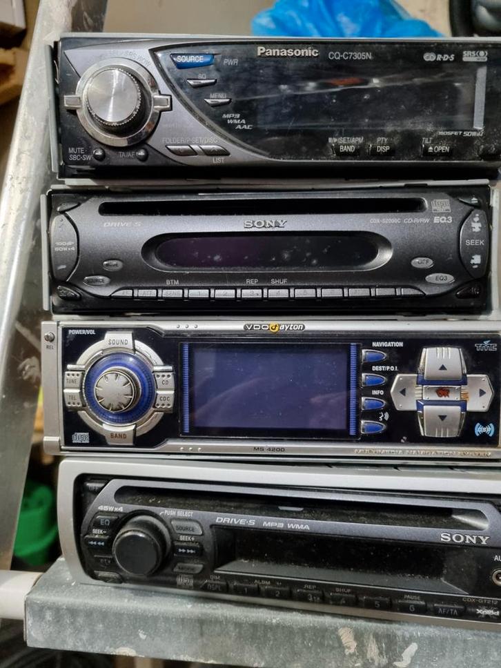 Autoradio's - Panasonic, Sony, VDO Dayton, Auto diversen, Autoradio's, Gebruikt, Ophalen of Verzenden