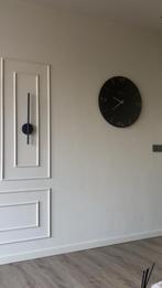 Stijlvolle richmond Zwarte Wandklok, Huis en Inrichting, Woonaccessoires | Klokken, Ophalen, Zo goed als nieuw, Analoog, Wandklok