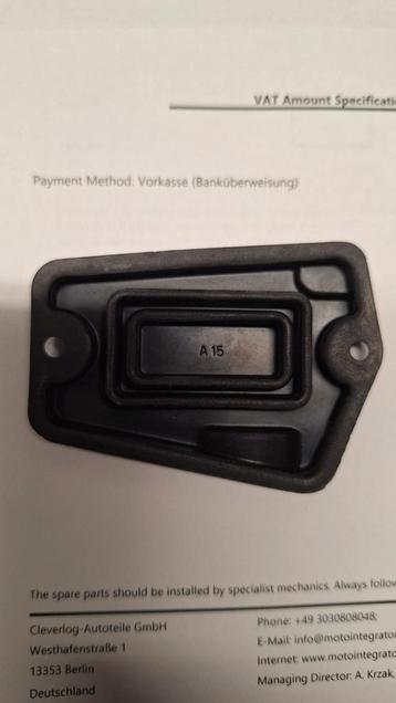 Remvloeistof reservoir rubbers, Tourmax RVD-205 beschikbaar voor biedingen
