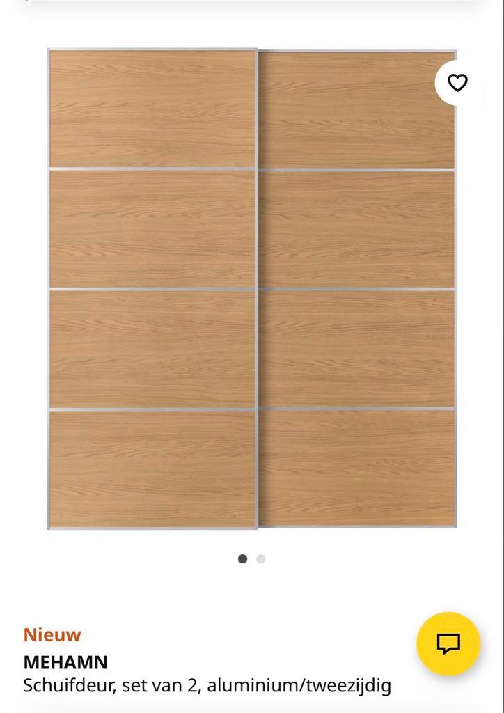 Ikea Pax Schuifdeuren 200x236, Huis en Inrichting, Kasten | Kledingkasten, Zo goed als nieuw, 200 cm of meer, Met deur(en), Overige materialen