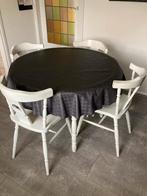 Wit Eethoek keuken (onderdeel van meer inboedel), Huis en Inrichting, Complete eetkamers, Ophalen, Gebruikt, 4 tot 6 stoelen