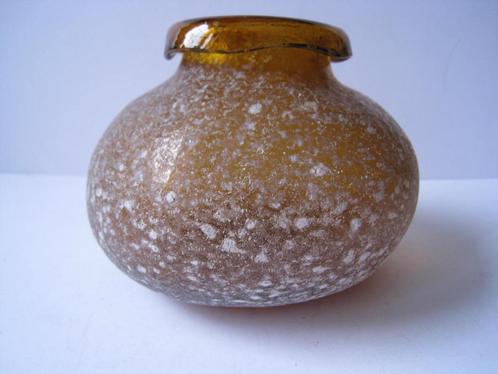 GLAS -VAAS MOND GEBLAZEN m PONTILMERK EN ANDER GLAS, Antiek en Kunst, Antiek | Glas en Kristal, Verzenden