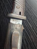 Prachtige k98 bajonet nummer gelijk uit 1939..., Verzamelen, Ophalen of Verzenden, Landmacht, Duitsland, Mes of Dolk