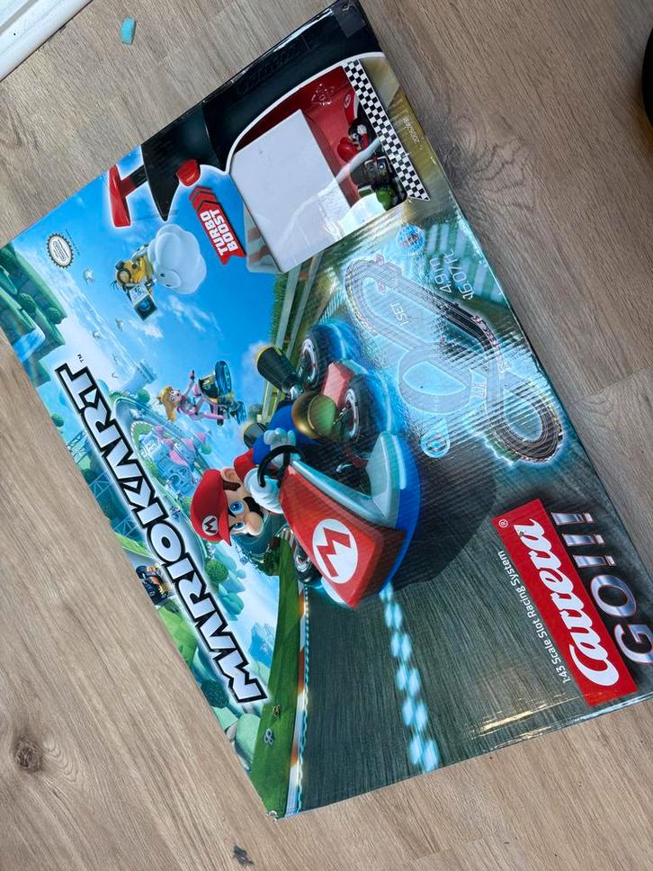 Carrera GO!!! Mario Kart Racebaan, Kinderen en Baby's, Speelgoed | Racebanen, Nieuw, Racebaan, Elektrisch, Carrera, Zelf te bouwen