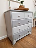 Grijze ladenkast (gerestyled), Ophalen, Gebruikt, 50 tot 100 cm, Landelijk