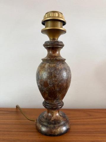 Tafellamp, lamp voet, marmer, vintage, jr 60/70, netjes beschikbaar voor biedingen