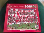 Ajax Puzzel 1000 stukjes - Nieuwstaat!, Ophalen of Verzenden, 500 t/m 1500 stukjes, Zo goed als nieuw, Legpuzzel