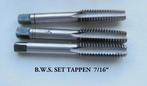 BSW tappen en snijplaten ( Whitworth standard ), Ophalen of Verzenden, Nieuw