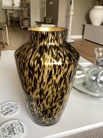 Vaas cheetah goud, Huis en Inrichting, Woonaccessoires | Vazen, Ophalen, Zo goed als nieuw