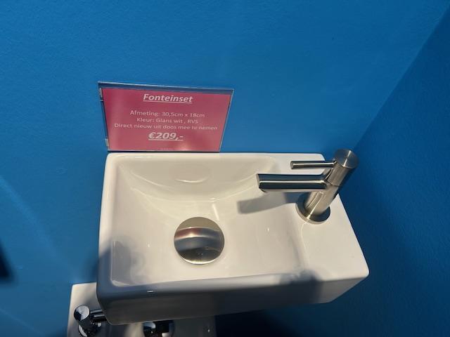 Fonteinset, Doe-het-zelf en Verbouw, Sanitair, Nieuw