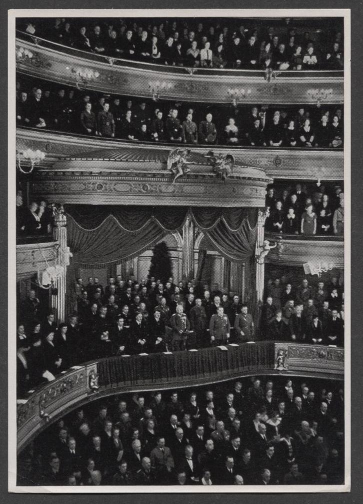 Volkstrauertag 1933 Die Feier in der Berliner Staatsoper...., Verzamelen, Militaria | Tweede Wereldoorlog, Landmacht, Foto of Poster