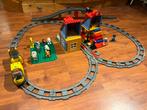 Grote set Duplo elektrische trein, rails, bruggen en wissels, Ophalen of Verzenden, Zo goed als nieuw, Duplo