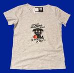 Nieuw T-shirt met opdruk 'I don't like morning people', Maat 42/44 (L), Nieuw, Ophalen of Verzenden, Merkloos