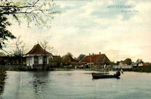 Rotterdam Bergsche Plas, Verzamelen, Ansichtkaarten | Nederland, Gelopen, Zuid-Holland, 1940 tot 1960, Ophalen of Verzenden