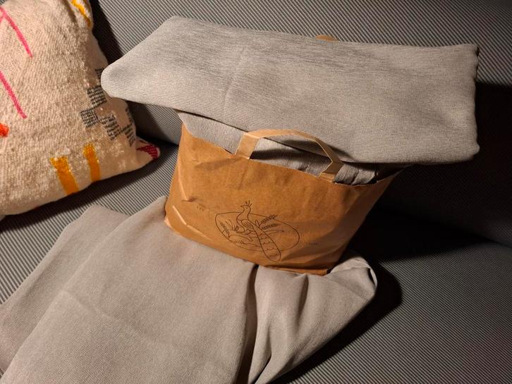 Vilborg IKEA grijs (6X) Deels verduisterende gordijnen, Huis en Inrichting, Stoffering | Gordijnen en Lamellen, Gebruikt, 200 cm of meer