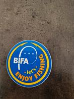 3802 BIFA Vissticker - Geniet van het vissen!, Ophalen of Verzenden, Nieuw, Overige typen