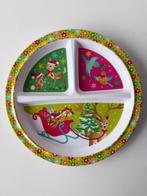 Bord met vakken, vakkenbord, vakjesbord Kerst met hert, vos, Ophalen of Verzenden, Zo goed als nieuw