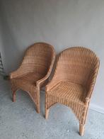 2 gevlochten rieten stoelen, Ophalen, Zo goed als nieuw, Stoel(en)