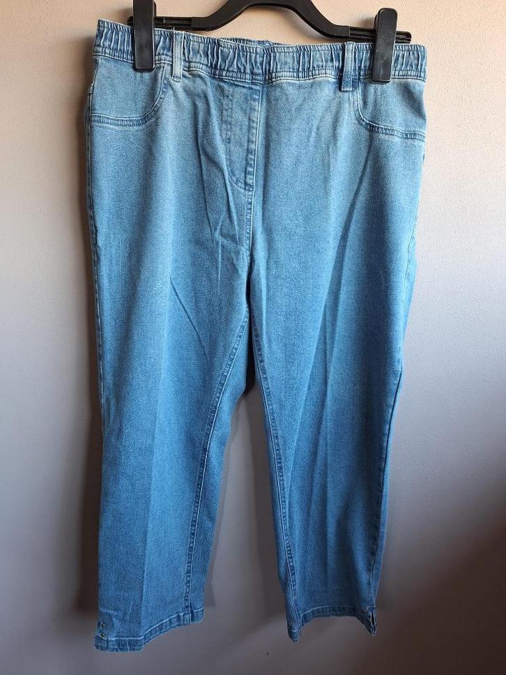 Nieuwe blauwe jeans stretch tregging van Atlas for Woman, 42, Kleding | Dames, Broeken en Pantalons, Nieuw, Maat 42/44 (L), Blauw