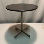 Lourens Fisher Cross tafeltje aluminium en RVS, Huis en Inrichting, 45 tot 60 cm, Aluminium, Metaal of Aluminium, Rond