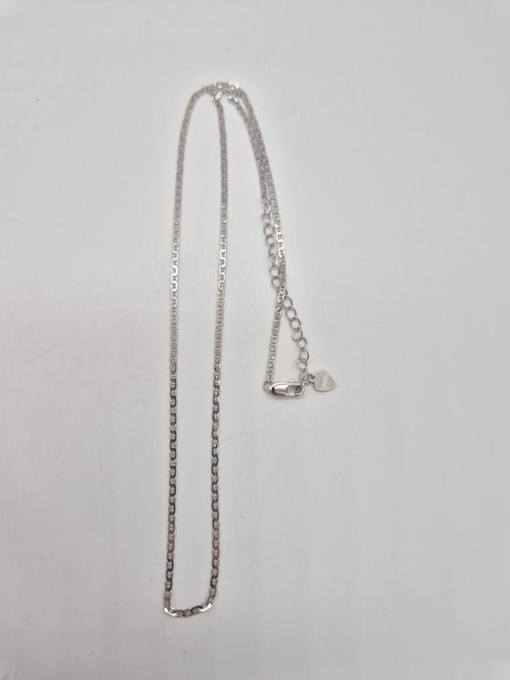 Zilveren Ketting 925, Sieraden, Tassen en Uiterlijk, Kettingen, Nieuw, Zilver, Zilver, Verstelbaar, Verzenden