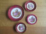 4 Limouge bordjes, Verzamelen, Ophalen of Verzenden, Nieuw, Porselein, Bord of Schaal
