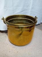 Antieke koperen emmer/heksenketel, Ophalen of Verzenden, Koper