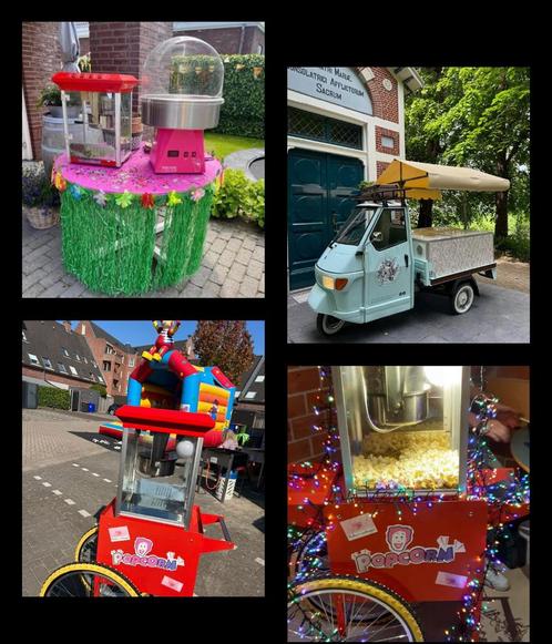 Verhuur Popcorn , Suikerspin, Crepes, Princessen Feestje, Hobby en Vrije tijd, Feestartikelen | Verhuur, Nieuw, Overige, Ophalen of Verzenden