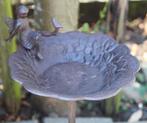 Gietijzeren vogelbad met engel donkerbruin VB203, Robanjer, Nieuw, Ophalen of Verzenden, Info@robanjer.nl