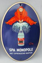 Emaille deurpostje SPA, Ophalen of Verzenden, Zo goed als nieuw, Reclamebord