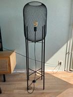 Lucide Vloerlamp Mesh zwart lampion vtwonen, Ophalen, 100 tot 150 cm, Zo goed als nieuw, Modern industrieel