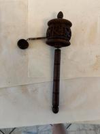Antiek Houten Tibetaanse gebedsmolen, Ophalen of Verzenden