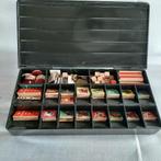 antieke leerdoos van bakeliet L.C.G.M. lesmateriaal, Antiek en Kunst, Ophalen