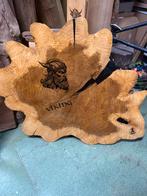 Massief Viking salontafel met epoxy, 100 tot 150 cm, Zo goed als nieuw, Minder dan 50 cm, Rechthoekig