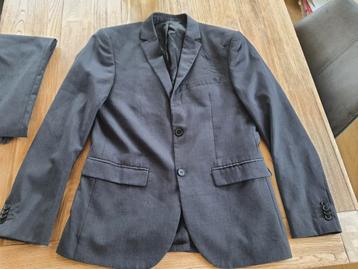 Mooie grijze colbert + broek, gala pak maat 48 h&m beschikbaar voor biedingen