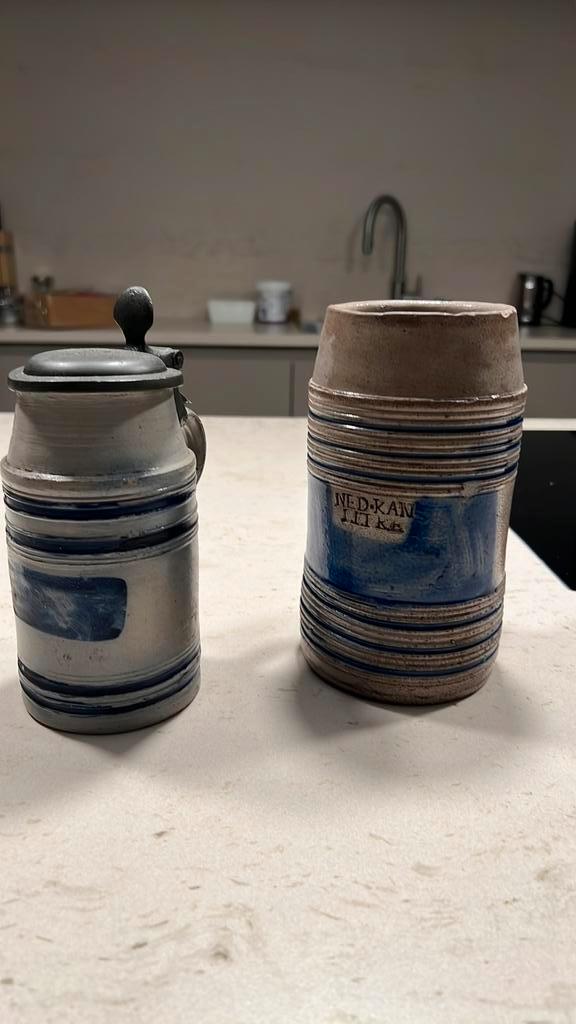 Maatkan en pul uit onstreeks 1800, Antiek en Kunst, Antiek | Keramiek en Aardewerk, Ophalen of Verzenden