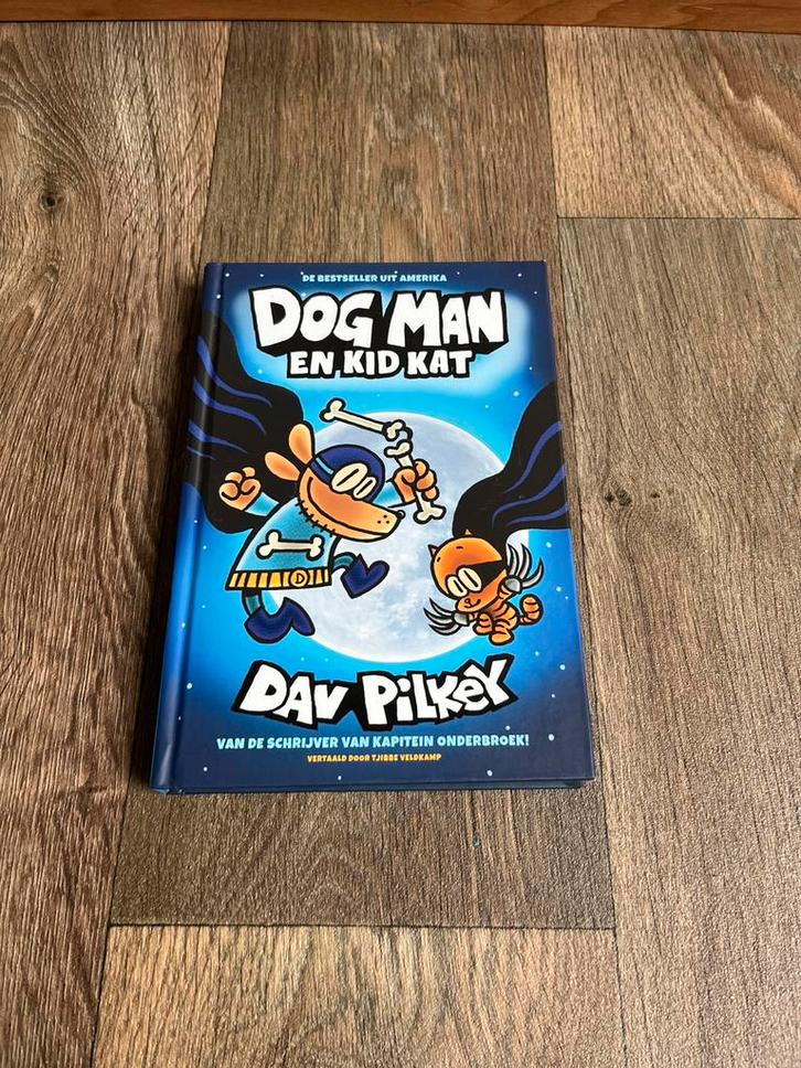 Dav Pilkey - Dog Man en Kid Kat, Boeken, Kinderboeken | Jeugd | onder 10 jaar, Zo goed als nieuw, Fictie algemeen, Ophalen of Verzenden