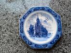achthoekig Delftsblauw wandbord, Antiek en Kunst, Ophalen