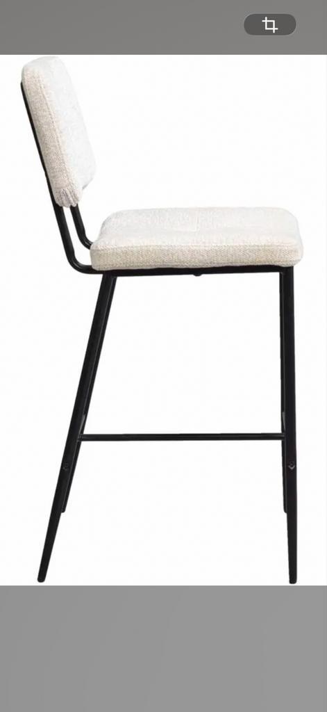 Set van 2 barkrukken - 101x57x42 cm, Huis en Inrichting, Barkrukken, Nieuw, 90 cm of meer, Metaal, 2 krukken, Met voetsteun, Ophalen of Verzenden