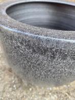 bloempot grijs gevlekt groot, Tuin en Terras, Ophalen of Verzenden, 'T Olde Gre-j, Info@toldegrej.nl, Endepoelstraat 20f Didam