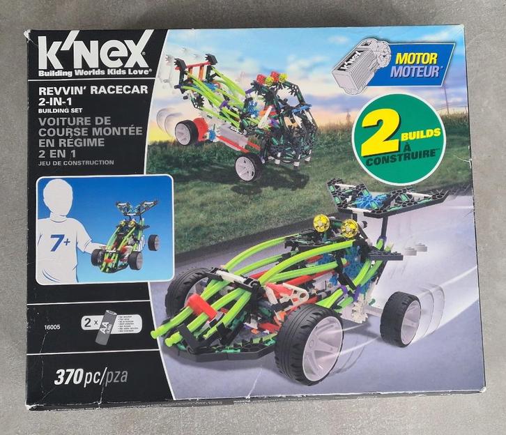 K'NEX Revvin' Racecar 2-in-1 - Bouwset, Kinderen en Baby's, Speelgoed | Bouwstenen, Gebruikt, K'nex, Ophalen of Verzenden
