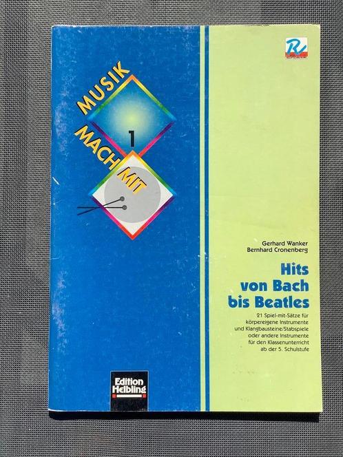Hits von Bach bis Beatles - 21 kant en klare meespeelstukken, Boeken, Muziek, Ophalen