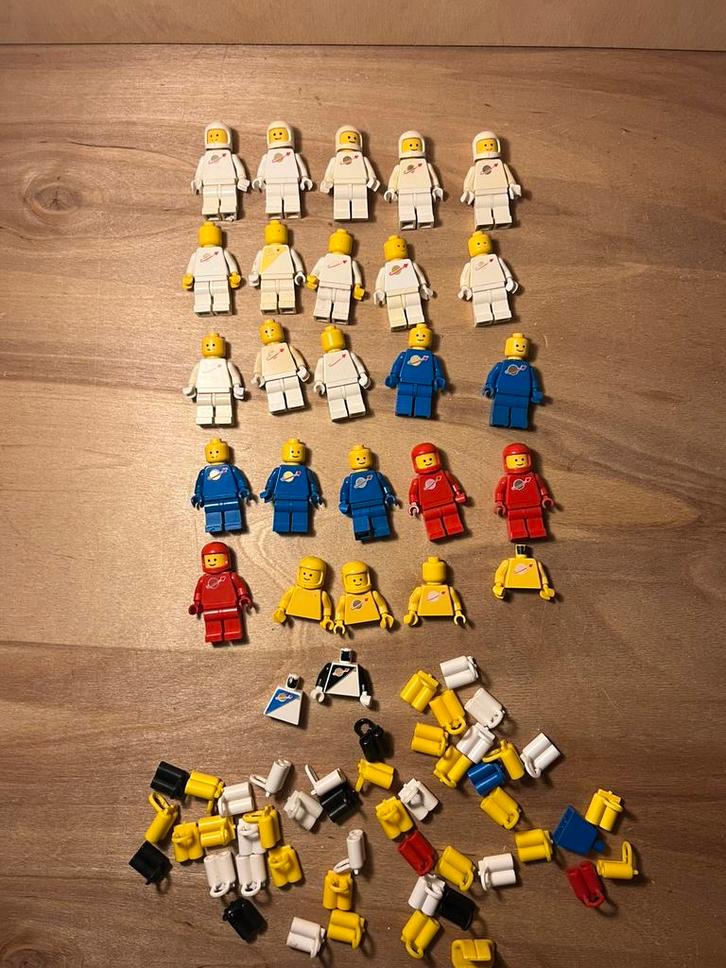 Lego Partij/Lot Vintage/Classic Space Minifiguren GEBRUIKT, Kinderen en Baby's, Speelgoed | Duplo en Lego, Gebruikt, Lego, Losse stenen