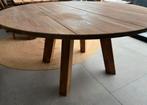 Woood Rhonda Eikenhouten Ronde Tafel - 150cm, Huis en Inrichting, Tafels | Eettafels, Ophalen, Gebruikt, Vijf personen of meer
